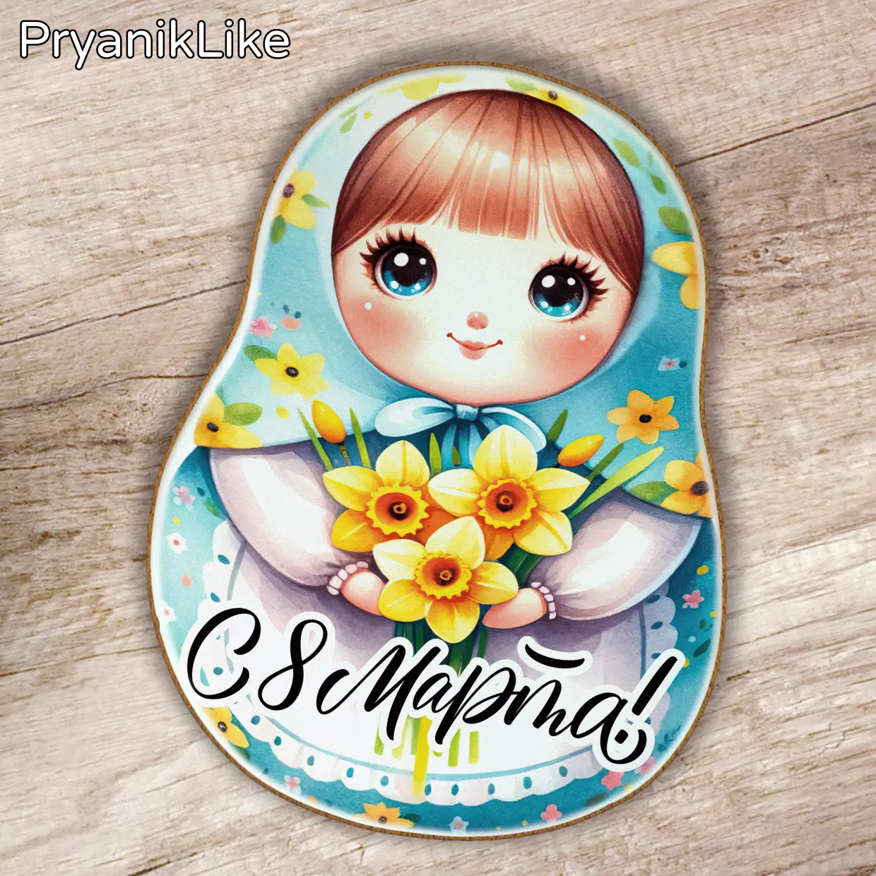 Пряник матрешка